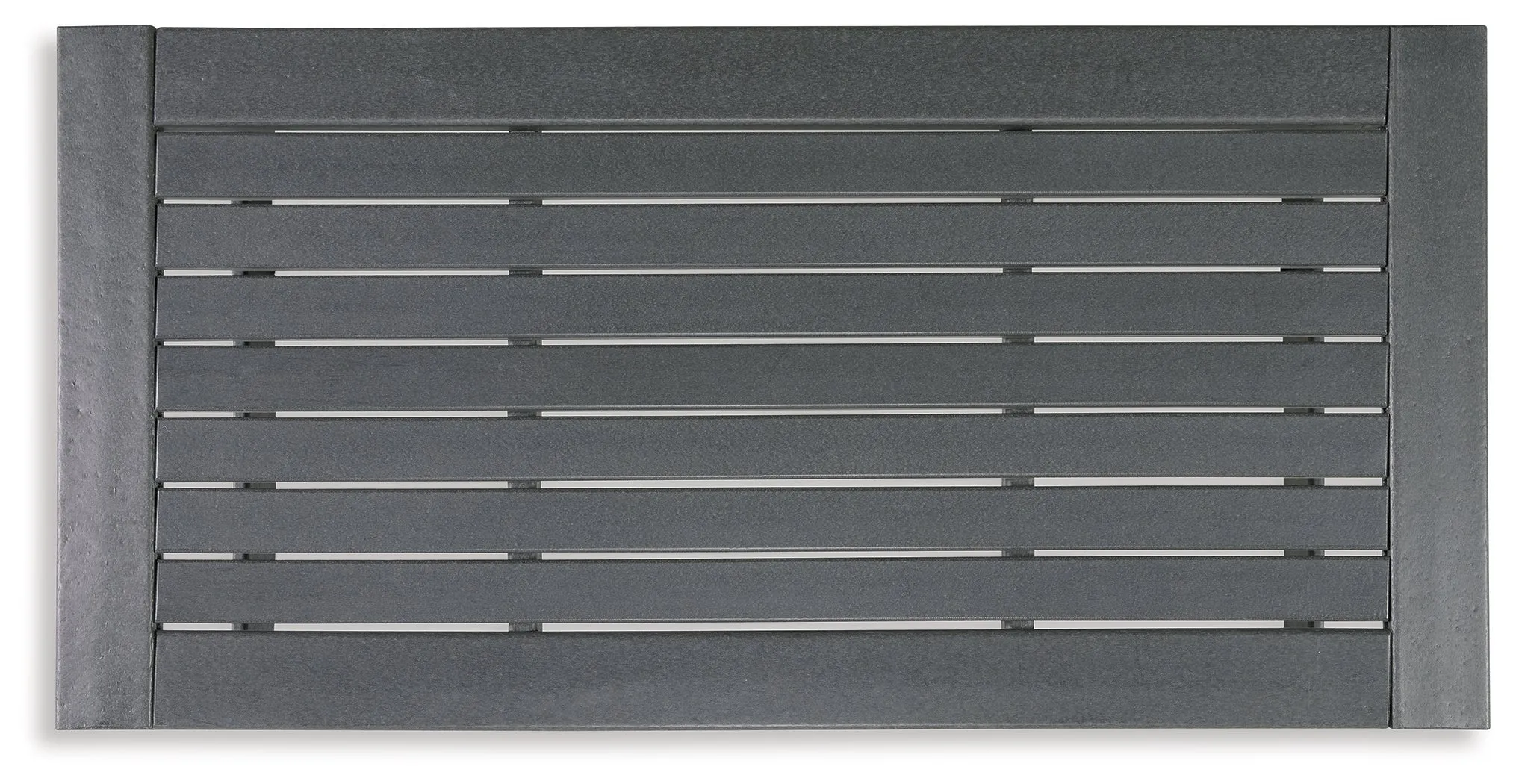 Amora Outdoor Coffee Table with 2 End Tables in Charcoal Gray
