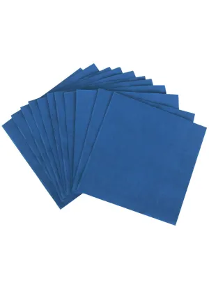 Azure Blue 40 Pack Square 23cm Paper Party Napkins
