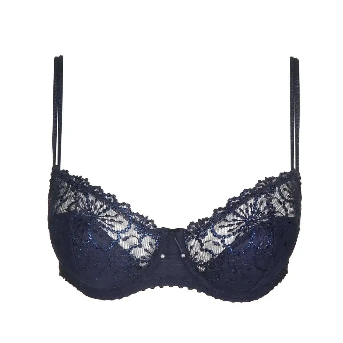 Jane Half Padded Balcony Bra in Velvet Blue 32D