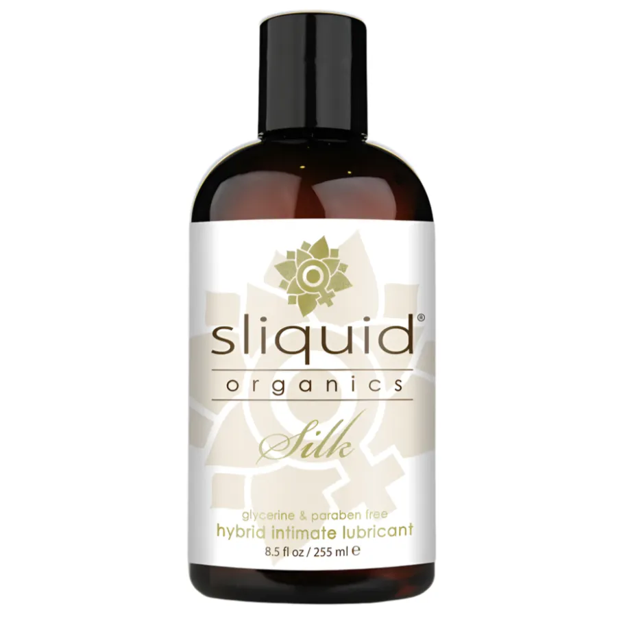 SLIQUID Organics Silk Hybrid Aloe & Silicone Intimate Lubricant (255ml)