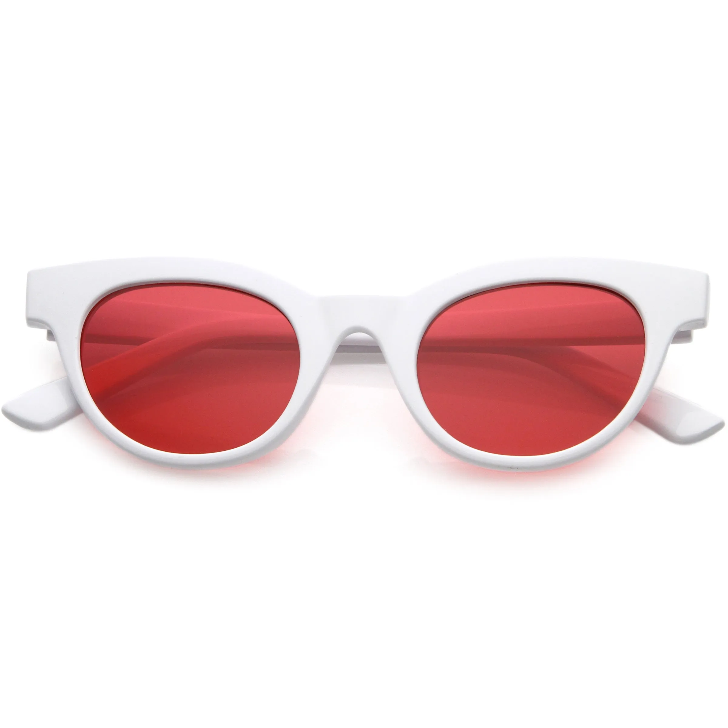 Women's Retro 1990's Small Color Tone Lens Cat Eye Sunglasses C940